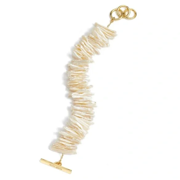 Cult Gaia Aliza 8" Freshwater Pearl Bracelet New With Tags In Box - Picture 7 of 14